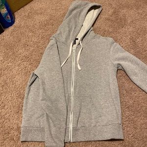 Forever 21 Grey Hoodie Zip Up